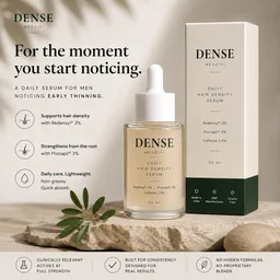 Dense daily hair density serum bottle